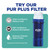 PUR 30-Cup Countertop Water Filter Dispenser, 1 Genuine PUR Filter, 2-in-1 Powerful Filtration