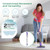 Turonic ST3 10-in-1 Steam Mop - 1500W Floor Steamer with Detachable Handle, 110°C Steam, 25-Min Runtime, Handheld Cleaner for Tile