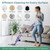 Turonic ST3 10-in-1 Steam Mop - 1500W Floor Steamer with Detachable Handle, 110°C Steam, 25-Min Runtime, Handheld Cleaner for Tile