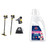 BISSELL Power Steamer Heavy Duty 3-in-1 Steam Mop and Handheld SteamShot + Bissell Spring Breeze Steam Water 80oz