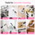 12-in-1 Steam Mop Cleaner, 15-Sec Fast Heat-Up, 1200W Floor Steamer with Double-Sided Pads, Removes 99.99% Stubborn Stains for Hardwood Floors