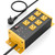 JUNNUJ Heavy Duty Power Strip Surge Protector 4800J, 6 Outlets with EMI/RFI Filtering and Noise Isolated Banks