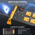 JUNNUJ Heavy Duty Power Strip Surge Protector 4800J, 6 Outlets with EMI/RFI Filtering and Noise Isolated Banks