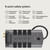 Belkin Surge Protector Power Strip w/ 8 Rotating & 4 Standard Outlets - 8ft Sturdy Extension Cord w/ Flat Pivot Plug for Home, Office