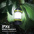2 Pack LED Camping Lantern Flashlight Rechargeable, Consciot Portable Torch