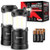 GearLight Camping Lantern - 2 Portable LED Battery Powered Lantern with Magnetic Base and Foldable