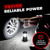 GearLight Camping Lantern - 2 Portable LED Battery Powered Lantern with Magnetic Base and Foldable