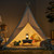 LUXPRO Retro LED Lantern - Battery-Powered Emergency Lantern - Water