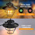 Camping Lantern, Portable Camping Light, Rechargeable Lanterns 4 Light