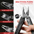 Multitool, 16-in-1 Stainless Steel Multi Tool Pliers with Adjustable Hex Wrench