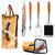 5in1 Heavy-Duty Rose Wooden BBQ Grilling Tools Set and BBQ Blanket