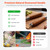 5in1 Heavy-Duty Rose Wooden BBQ Grilling Tools Set and BBQ Blanket