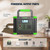Portable Power Station 300W, GRECELL 288Wh Solar Generator with 60W USB