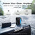 DC Power Bank Station, 288Wh Outdoor Portable Power Station, LiFePO4