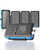 Solar Charger Power Bank 49800mAh with 4 Built-in Cables & 3 Foldable Panels, PD22.5W Fast