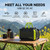 Portable Power Station 150Wh Camping Solar Generator Laptop Charger