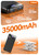 Portable Charger 35000mAh Power Bank - Powerbank with 4 Built in Cables, 22.5W Fast