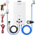 Tankless Water Heater Propane,3.18GPM 12L Outdoor Portable Water Heater