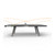 KETTLER Eden Weatherproof Stationary Outdoor Table Tennis Table with Galvanized Steel Legs