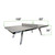 KETTLER Eden Weatherproof Stationary Outdoor Table Tennis Table with Galvanized Steel Legs