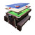 4 in 1 - 7Ft Green Pool Table with Benches + Air Hockey + Tennis Table Tennis + Dinner Table Model Mattew