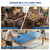 Garvee 7FT 3 in 1 Pool, Dining, & Table Tennis Combo Table with Accessories (Balls, Cues, Ping Pong),Convertible Billiards and Table Tennis