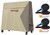 KETTLER Outdoor 15 Table Tennis Table 4-Player Bundle