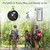 Portable Camping Shower with Battery Powered Pump, 5 Gal/20L Solar