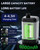 2026 Upgraded Portable Shower with Heater for Camping, 6000mAh