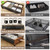 KITHELP Wooden Under Bed Storage with Wheels, Rolling Under the Bed Storage Bins with Removable Lid for Clothes and Shoes-2pack)
