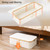 StorageWorks Underbed Storage Containers with Lids, 2-Pack 7" Low Profile Under Bed Storage Box with Bamboo Frame for Clothes