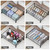 Hleelomi Under Bed Storage with Wheels, 360° Rotating, No-Assembly Underbed Storage Containers, 2PACK