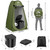 Camping Toilet with Pop-Up Privacy Tent and Poo Gel Toilet Bags