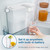 3L 12 Cups, 1L/min Fast Flow, Countertop Filtered Water Purifier
