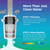Alkaline Countertop Water Filter Dispenser, Large Capacity