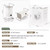 Outdoor Battery Powered Portable Rechargeable Auto Camping Shower Water