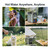 Portable Water Heater, Propane Water Heater with Shower Pump, Max 100 Mins 3s Instant