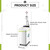Portable Electric Shower for Camping and Outdoor Use, Rechargeable Pump