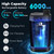 Camping Shower - 6000mAh Rechargeable Outdoor Shower with LED Display