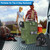 Camping Shower with 5 Gallon Water Jug, 6000mAh Rechargeable