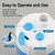 Shower & Portable Rinse Kit, 10-Piece Portable Camping Shower with USB