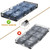 NADAMOO Large Under Bed Storage with Wheels, Low Profile Rolling Under Bed Storage Containers for Bedroom, 2 Packs
