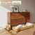 31.5” Tool-free Assembly Natural Under The Bed Organizer Drawers for Bedroom, Sheets Clothes Blankets