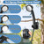 Shower with Heater 6000mAh Rechargeable Camping Shower with LED