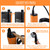 Portable Rechargeable Camping Shower, Shower pump 150 min Runtime, 4
