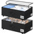 2-Pack 10" Height XXL 60L Rolling Storage Bins, Quick Assembly Underbed Shoe Storage Containers with Clear Lid & Label