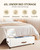 10 inches Under Bed Storage Containers, 65L XXL Large Adjustable Underbed with Lids for Shoes, Clothes