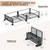 31.5in / 35L Large Rolling Underbed Storage, Underbed Drawer on Wheels for Bedroom Shoes Clothes Toys