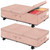 Under Bed Shoe Storage Bins Organizer with Reinforced Metal Bottom Support and Three Handles
