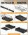 2 Pack Square Containers, 60L Bins, Rolling Metal Drawer for Clothes, Blankets, Shoes